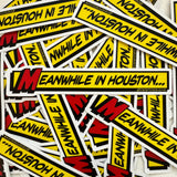 Meanwhile In Houston Vinyl Sticker