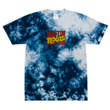 Houston is a Marvel Embroidered Tie Dye Short Sleeve