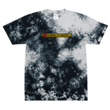 Meanwhile in Houston embroidered tie-dye t-shirt